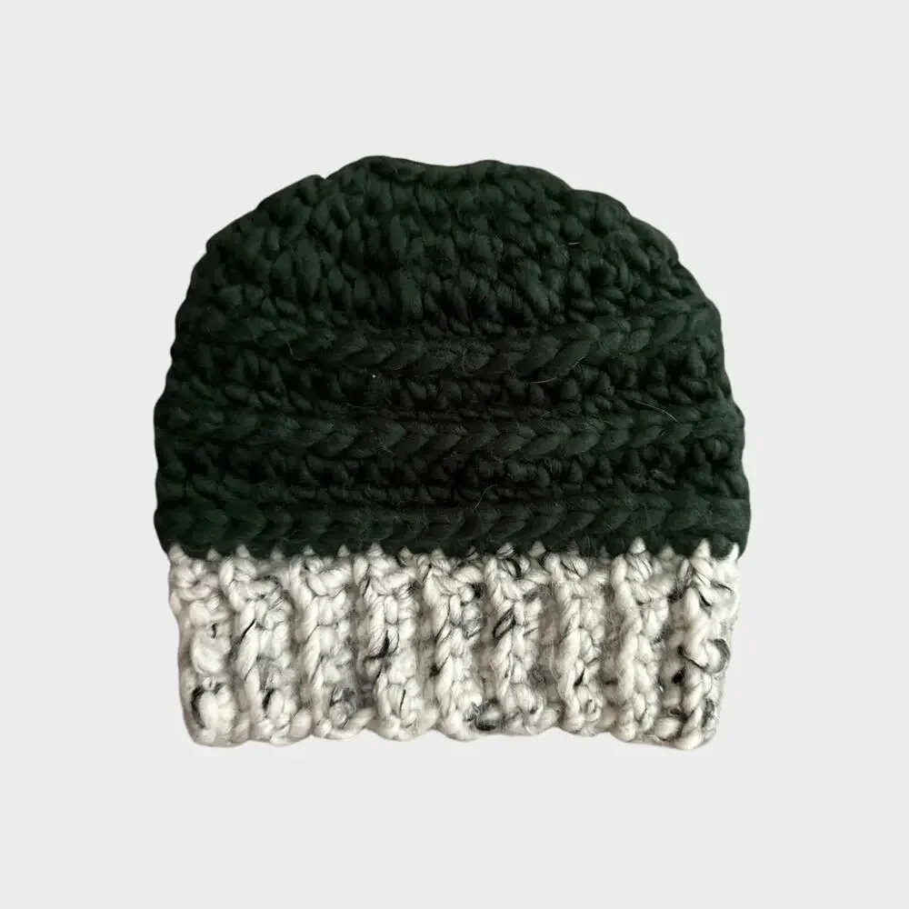 Handmade dark green